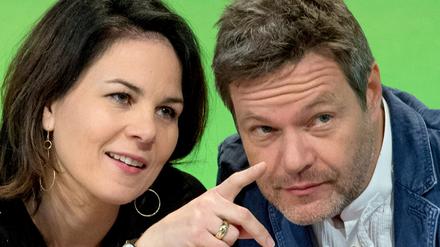 Annalena Baerbock und Robert Habeck, die Bundesvorsitzenden der Grünen.