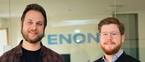 Gründer Niels Grabbert (l.) und Dominic Roth leiten das Potsdamer Start-Up Stenon
