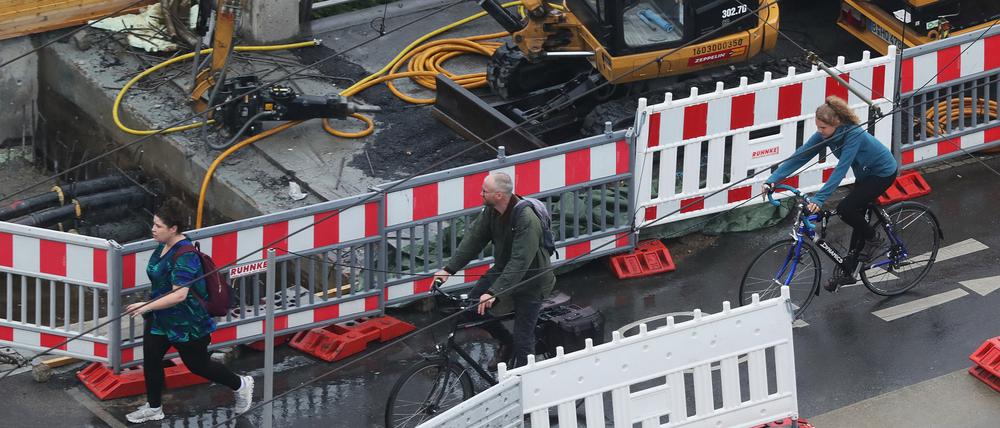 Bau- und Staustellen in Potsdam (Symbolbild)