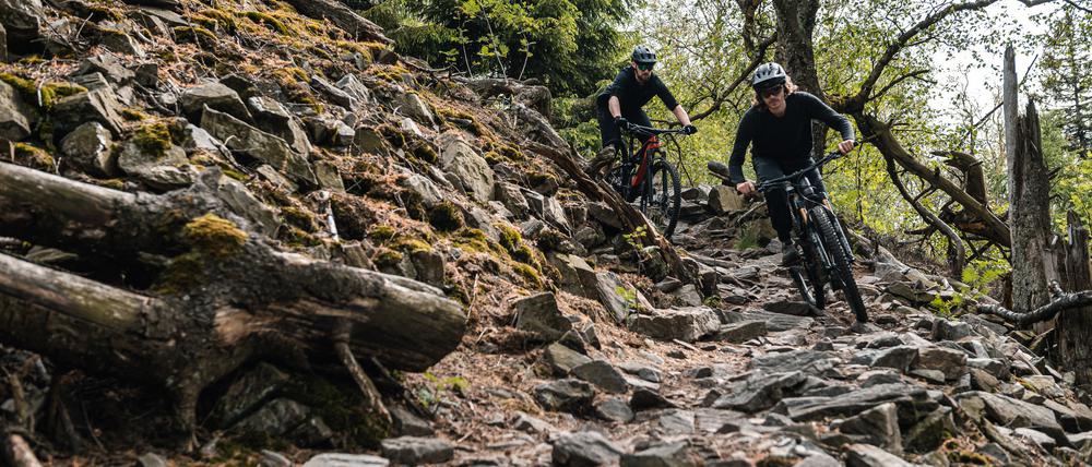 Radfahren über Crossstrecken kann gefährlich werden (Symbolbild)
