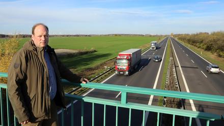 Auf dem Feld neben dem Berliner Ring soll die Raststätte "Havelseen" gebaut werden. 