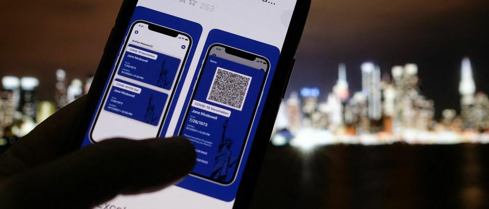 In einigen Ländern kann eine vollständige Impfung bereits digital nachgewiesen werden.