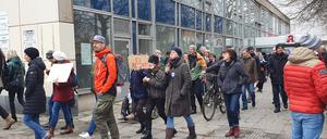 Der Corona-Protest in Potsdam am 13. März, auch da unter dem Motto "Es reicht"