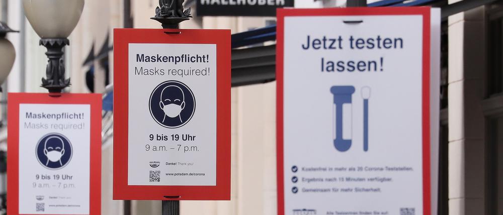 Am Freitag müssen viele Läden in Potsdam wieder schließen.
