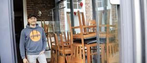 Manuel Hansen in seinem Restaurant Maison Charlotte in der Mittelstraße.