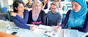 Integrationsprojekt benötigen eine solide Finanzierung: Hier die „Refugee Teachers“ in Potsdam.