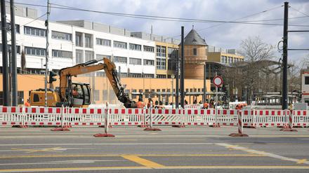 Vor dem Hauptbahnhof ist gibt es Sperrungen.