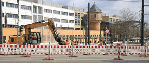 Vor dem Hauptbahnhof ist gibt es Sperrungen.