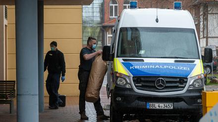 Die Kriminalpolizei ist vor Ort. 