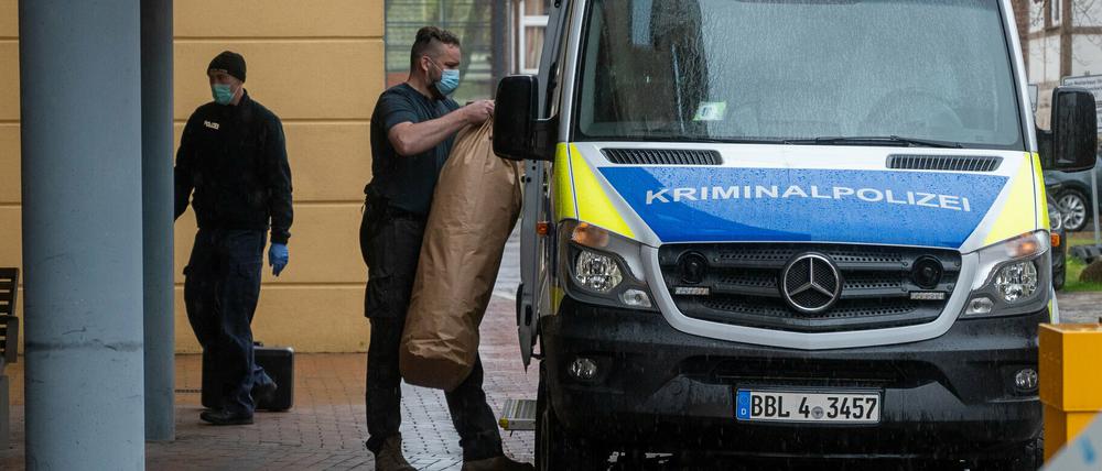 Die Kriminalpolizei ist vor Ort. 