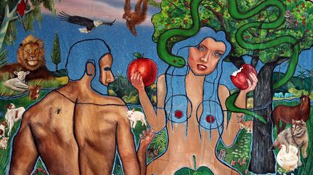 "Tempting Eden" von Trulee Hall in der Ausstellung "The Seer and the Seen" in der Villa Schöningen.