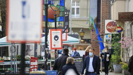 Blick in die Babelsberger Karl-Liebknecht-Straße: Am Sonntag wurden für Potsdam 21 Infektionen vermeldet.