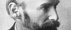 Undatierte Aufnahme des deutschen Dichters Christian Morgenstern (1871 - 1914), der in Werder zu seinen Galgenliedern inspiriert wurde.