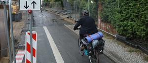 Die Leipziger Straße wird für Radfahrer erneut gesperrt.