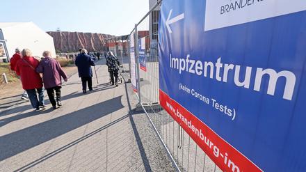 Das Potsdamer Impfzentrum ist in der Metropolishalle untergebracht.