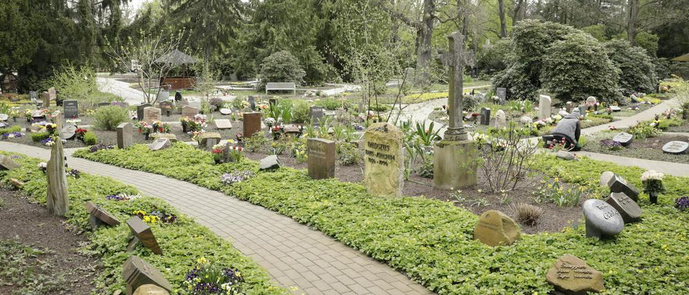 Der Garten der Erinnerung auf dem Neuen Friedhof Potsdam.
