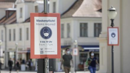 Die Inzidenz für Potsdam sinkt seit dem Ende der vergangenen Woche.