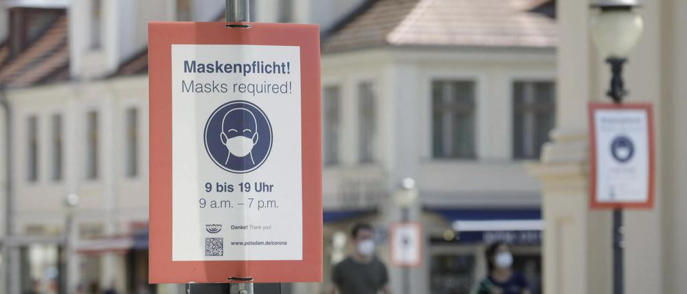 Die Inzidenz für Potsdam sinkt seit dem Ende der vergangenen Woche.