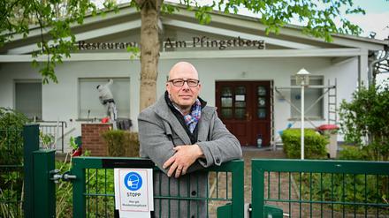 Mario Kade, Inhaber des Restaurants ·Am Pfingsberg