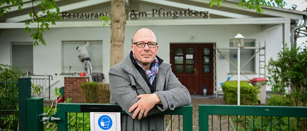 Mario Kade, Inhaber des Restaurants ·Am Pfingsberg