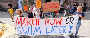 Immer wieder gibt es auch in Potsdam Proteste für mehr Klimaschutz (Symbolbild)