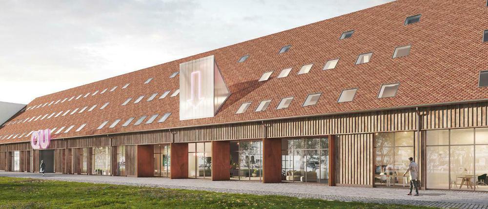 Eines der prägenden Gebäude des neuen Kreativquartiers in der Innenstadt wird der sogenannte Lange Stall.
