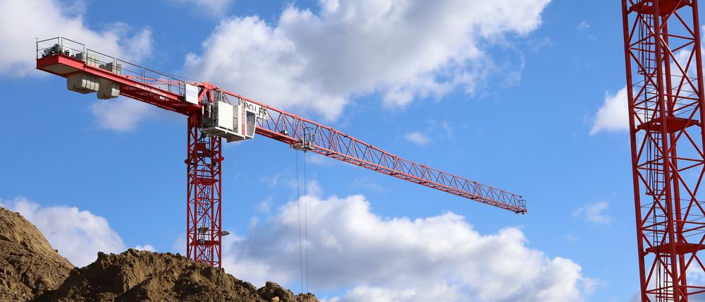 Baustelle im Bornstedter Feld.