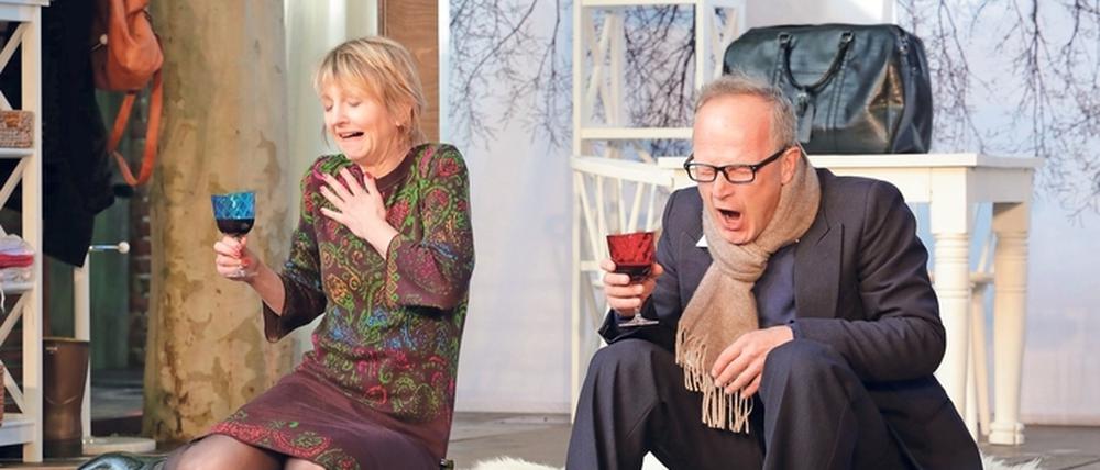 Élodie (Beate Kurecki) und Felix (André Kudella), sind eigentlich kein Paar mehr, sondern nur noch Eltern. 