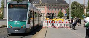 Potsdam wichtigste Straßenbahntrasse wird unterbrochen.