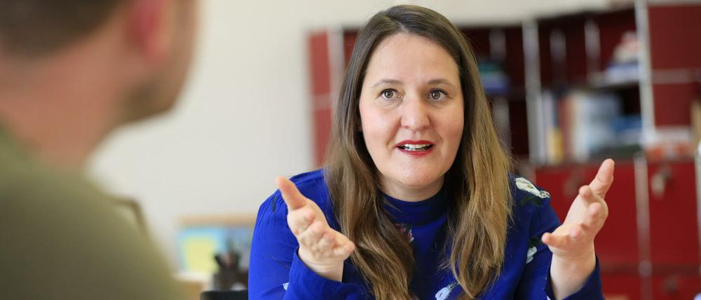 Forschungsministerin Manja Schüle im PNN-Gespräch. 