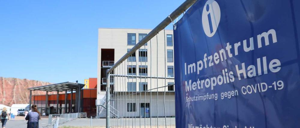 Das Potsdamer Impfzentrum befindet sich in der Metropolishalle.