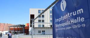 Das Potsdamer Impfzentrum befindet sich in der Metropolishalle.