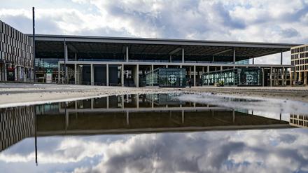 Terminal 1 vom Hauptstadtflughafen Berlin Brandenburg «Willy Brandt» (BER).
