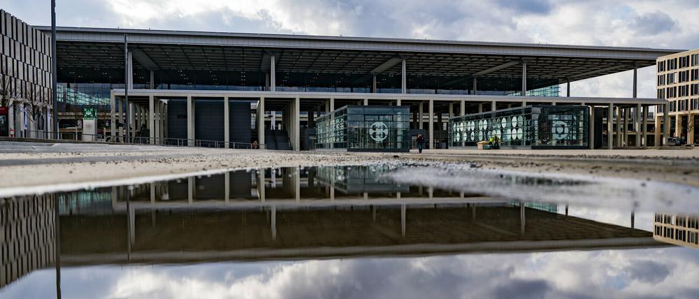 Terminal 1 vom Hauptstadtflughafen Berlin Brandenburg «Willy Brandt» (BER).