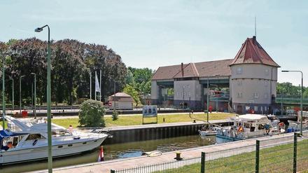 Manche Schleusen in Brandenburg sind bis zu 100 Jahre alt – wie hier in Kleinmachnow. 