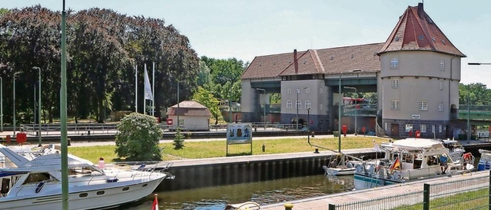 Manche Schleusen in Brandenburg sind bis zu 100 Jahre alt – wie hier in Kleinmachnow. 