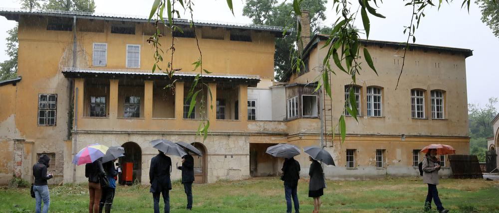 Die alte Meierei am Kuhtor im Park Sanssouci in Potsdam wird umfassend saniert.