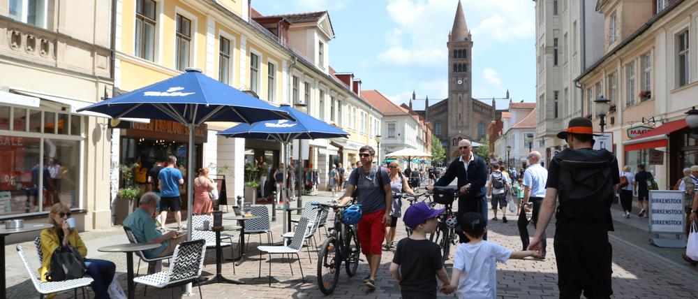 Herzstück der Potsdamer Innenstadt: Die Brandenburger Straße.