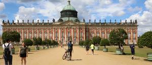 Das Neue Palais: Privatpersonen dürfen frei über die Verwendung ihrer Fotos in den Welterbeparks entscheiden.