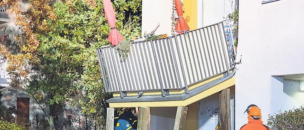  Im November 2020 senkte sich einer der Balkons ab. 