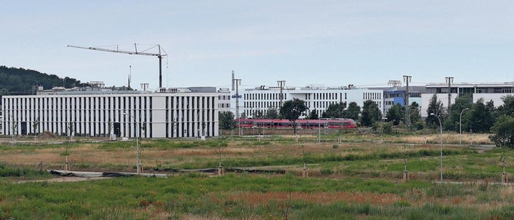 Die Erschließung des Potsdam Science Park in Golm wurde mit GRW-Geldern möglich. 
