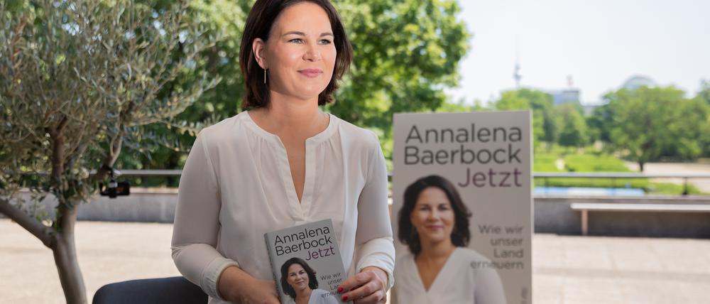 Annalena Baerbock bei der Vorstellung ihres Buches.