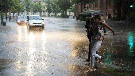 Unwetter in Potsdam  im Juni 2020.