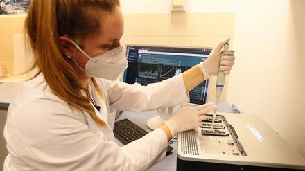 Das Bergmann-Klinikum sequenziert jede positive Neuinfektion, um Mutationen zu benennen.