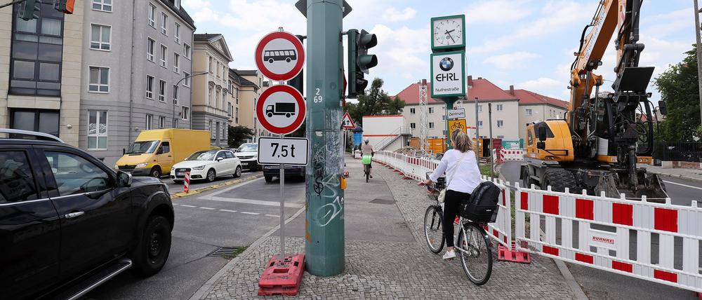 Die Behlertstraße ist für anderthalb Jahre gesperrt.