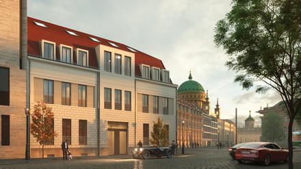 So stellen sich die Entwickler den Blick von der Schloßstraße zum Alten Markt vor