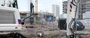 Die Baustelle an der Leipziger Straße.