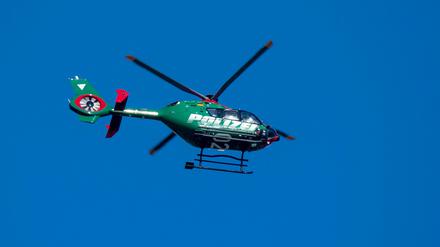 Auch ein Hubschrauber der Polizei kam bei der Suche nach dem Kind zum Einsatz.