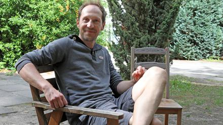Peter Wagner vom "Kollektiv: Das Zelt" im Rechenzentrum Potsdam.