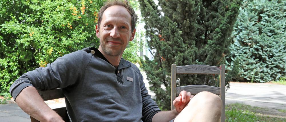 Peter Wagner vom "Kollektiv: Das Zelt" im Rechenzentrum Potsdam.